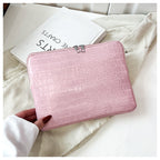 Stone Pattern Solid Color Tote Simple Small Square Bag