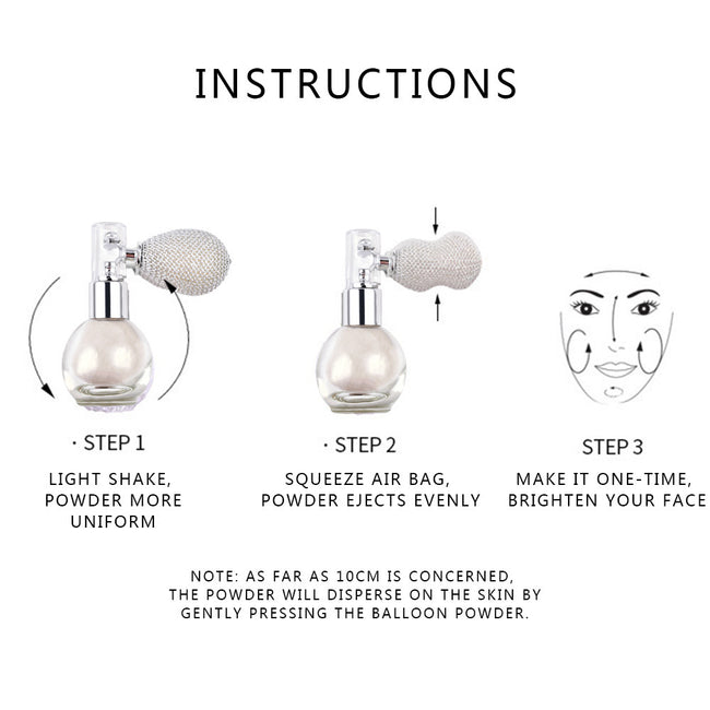 Spray Brightening Glitter Powder Body Powder Highlighter Main Image