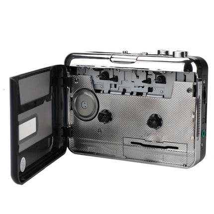 Portable Auto Reverse Cassette Player Mini USB MP3 Recorder