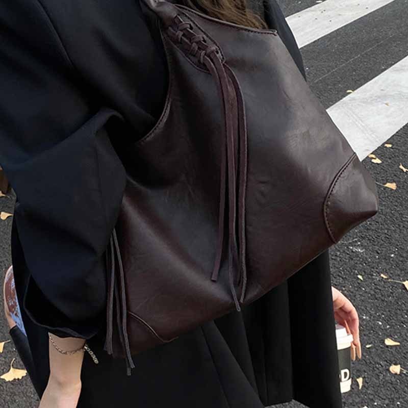 Idle Style Tote Bag Women's Large Capacity Niche Shoulder