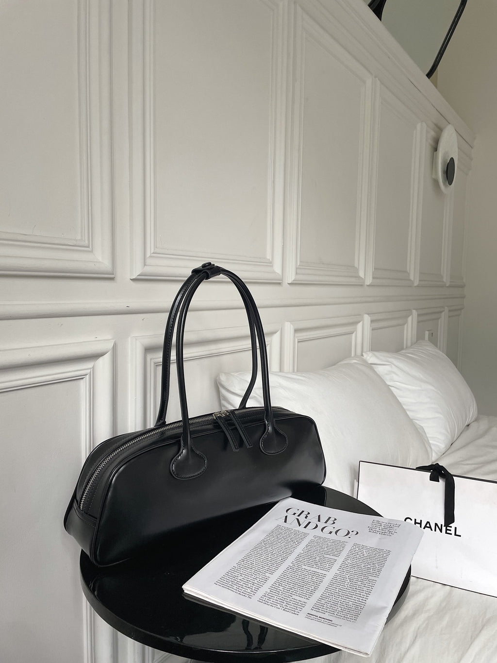 Women's Solid Color Korean-style Large Capacity Cowhide Leather Single-shoulder Bag