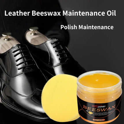 Beeswax Shoe Care Set for Faux Leather Universal Color