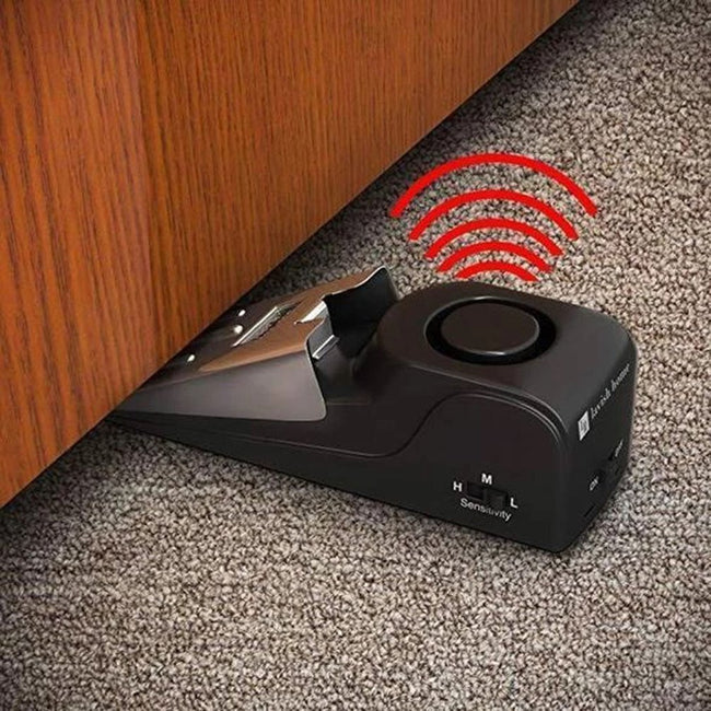 Door Stop Alarm Door Resistance Burglar Alarm Door Gap Alarm Door Stopper Alarm For Home Dormitory Safety Main Image