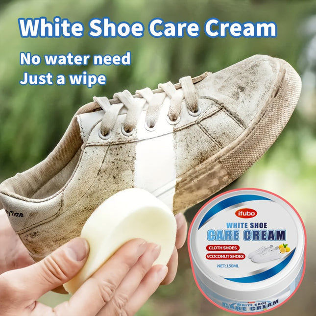 All Color Shoe Care Whitens Yellowing Built In Sponge 150G