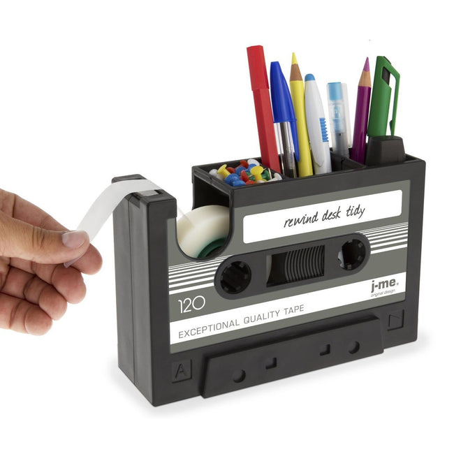 Cassette Tape Dispenser Pen Holder Vase Pencil Pot Main Image