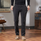 Slim Fit Straight Outerwear All-matching Warm Trousers