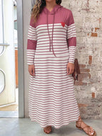 Long Sleeve Knee-length H-cut Front Pocket