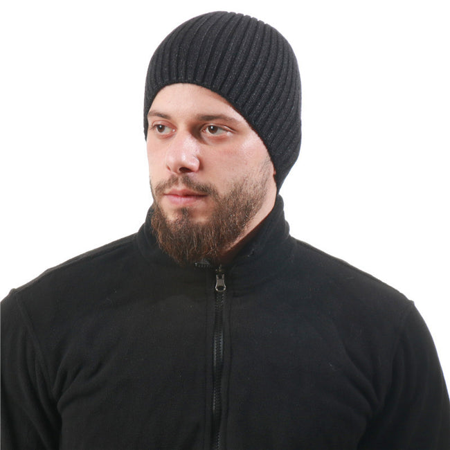 Men's Warm Outdoor Leisure All-match Knitted Hat Hover Image