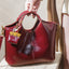 Leather Women's Bright Leather Shoulder Underarm Bag