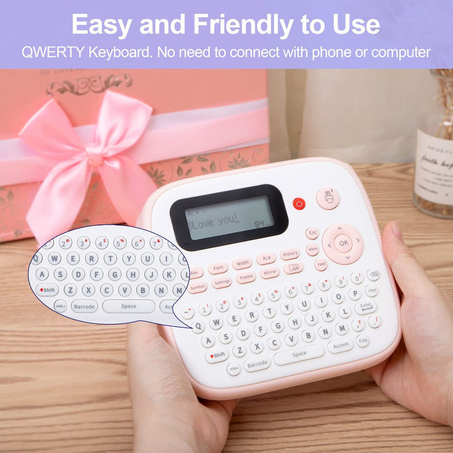Mini Portable Label Printer Ink-free Bluetooth Hover Image