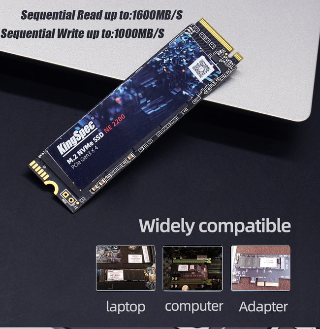 Internal M.2 SSD Laptop Hard Drive Storage Hover Image