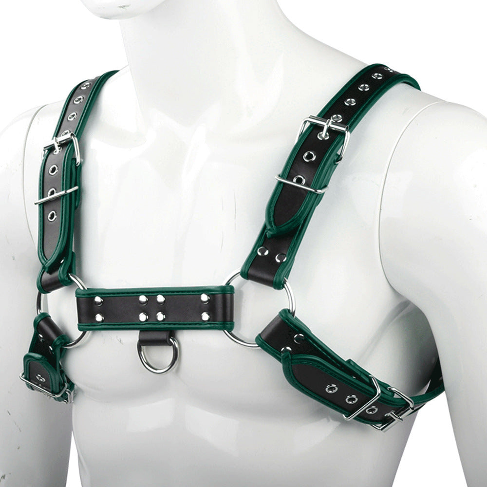 Strap Corset Toy Wear Leather Edge-wrapped Strap Binding