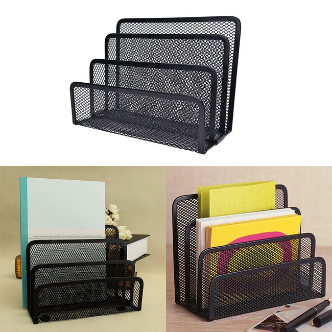 Book Shelves Desk-Organizer Office Mesh Home Metal 1pcs Hover Image