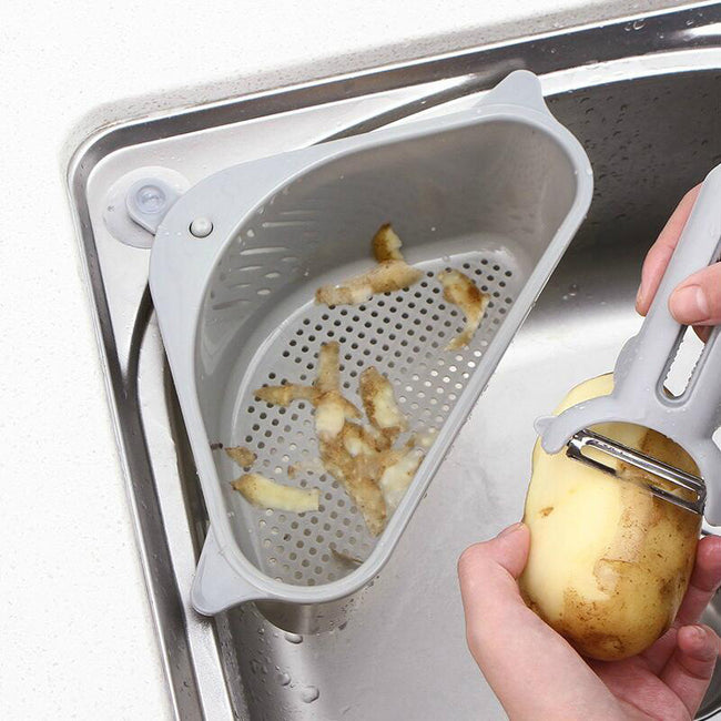Kitchen Sink Multi-function Triangle Storage Rack Multi-purpose Dishwashing Sponge Drain Rack Storage Rack Hover Image
