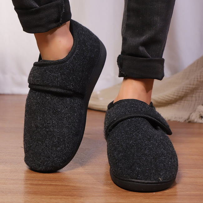 New Cotton Slippers Bag Heel Men's Winter Home Indoor Platform Warm Main Image