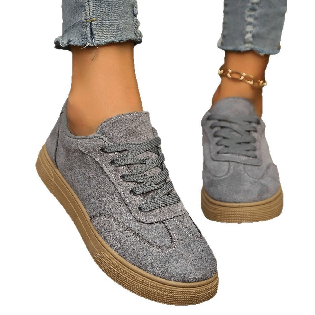 Round Toe Elegant Student Casual Lace Up Shoes