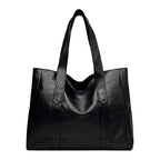 Retro High Sense Soft Leather Tote Simple Versatile Handbag Commuter Texture Ladies Underarm Bag