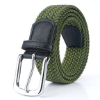 Canvas Elastic Stretch Belt Pin Buckle Canvas Belt