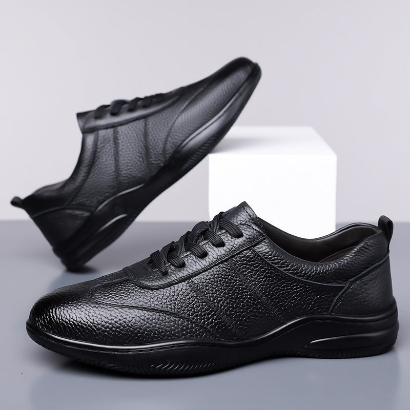 Casual Business Shoes Korean Style Punching Hollow Trendy Men's Shoes