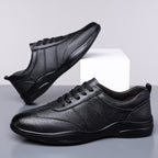 Casual Business Shoes Korean Style Punching Hollow Trendy Men's Shoes