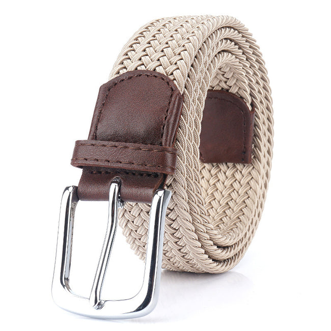 Canvas Elastic Stretch Belt Pin Buckle Canvas Belt Main Image