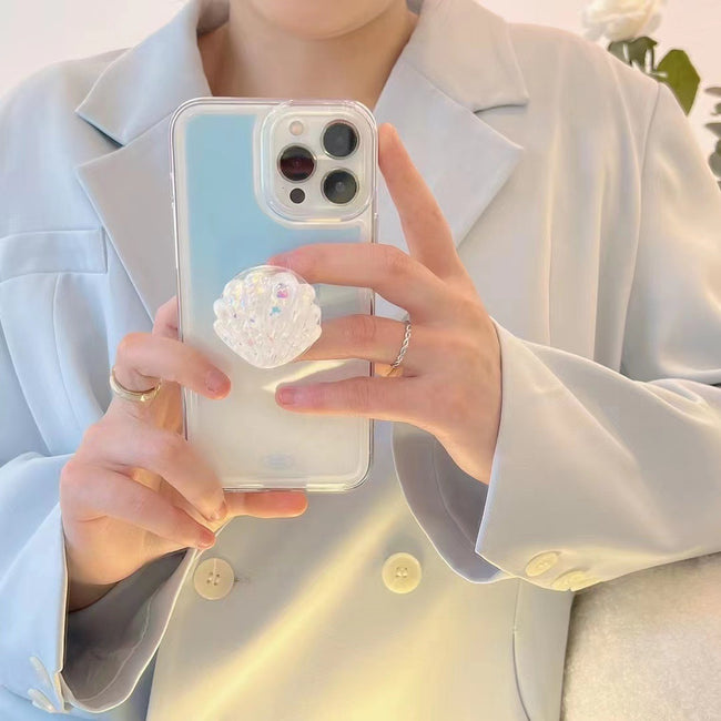 Advanced Gradient Blue Colorful Shell Bracket For Mobile Phone Cases Main Image