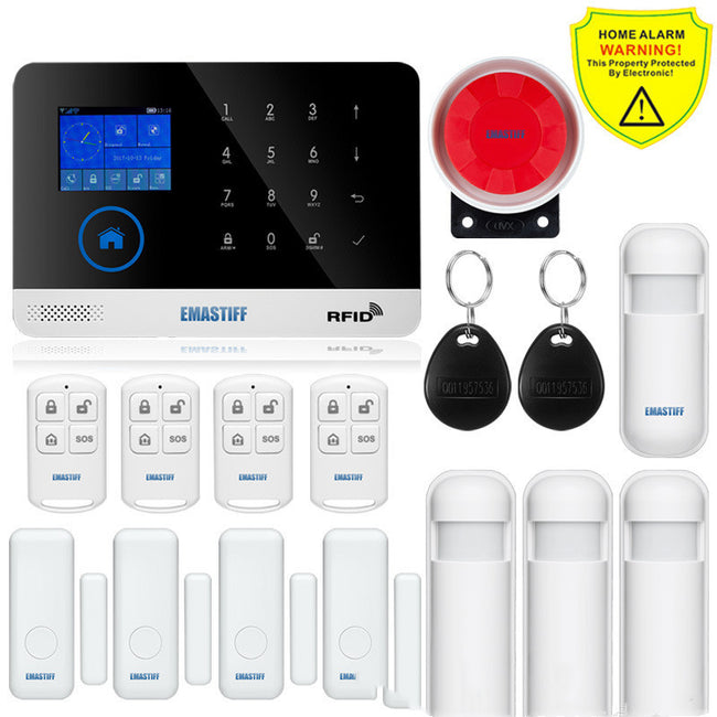 Smart Wireless GSM Store Door And Window Anti-theft Alarm Hover Image