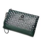 Retro Men's And Women's Skull Clutch