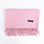 Women's Solid Color Scarf Tassel Scarf