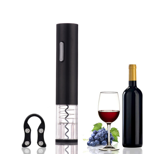 Electric Wine Opener Automatic Electric Wine Bottle Corkscrew Opener With Foil Cutter Wine Bottle Opener Kit Hover Image