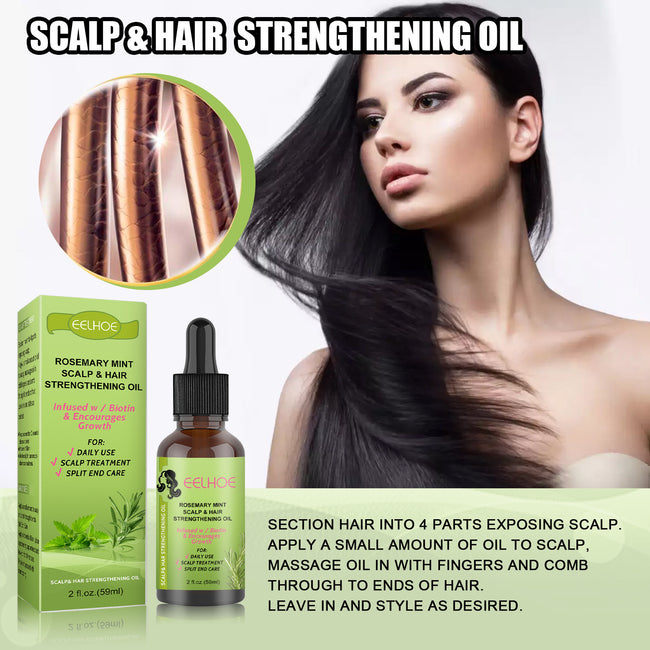Rosemary Mint Hair Growth Fluid Scalp Massage Hover Image
