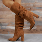New European And American High Heel Slip-on Fashion Women's Boots