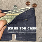 Foldable Jeans Shape Coin Purse