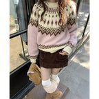 New Younger College Style Pullover Sweater For Women