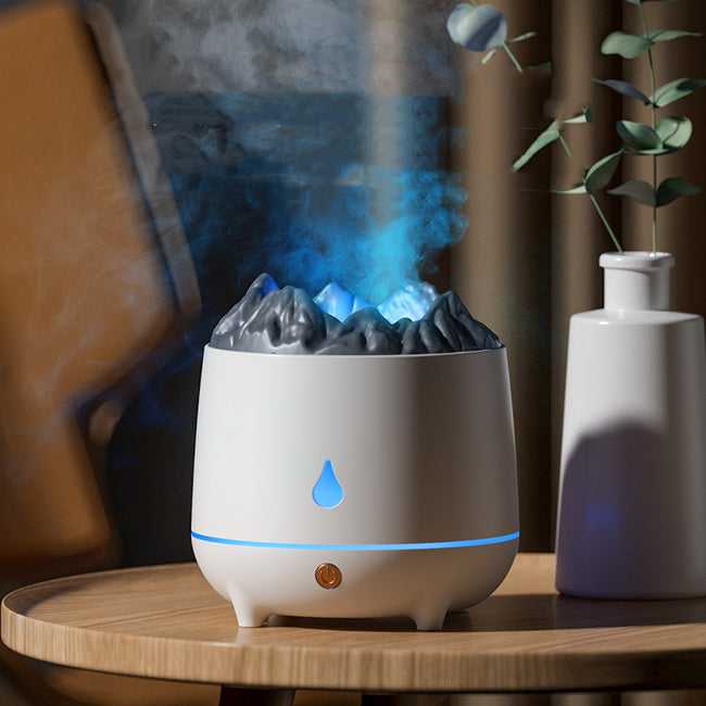 New Volcano Humidifier Flaming Mountain Aromatherapy Machine Volcano Diffuser Home Fog Volume Creativity Main Image