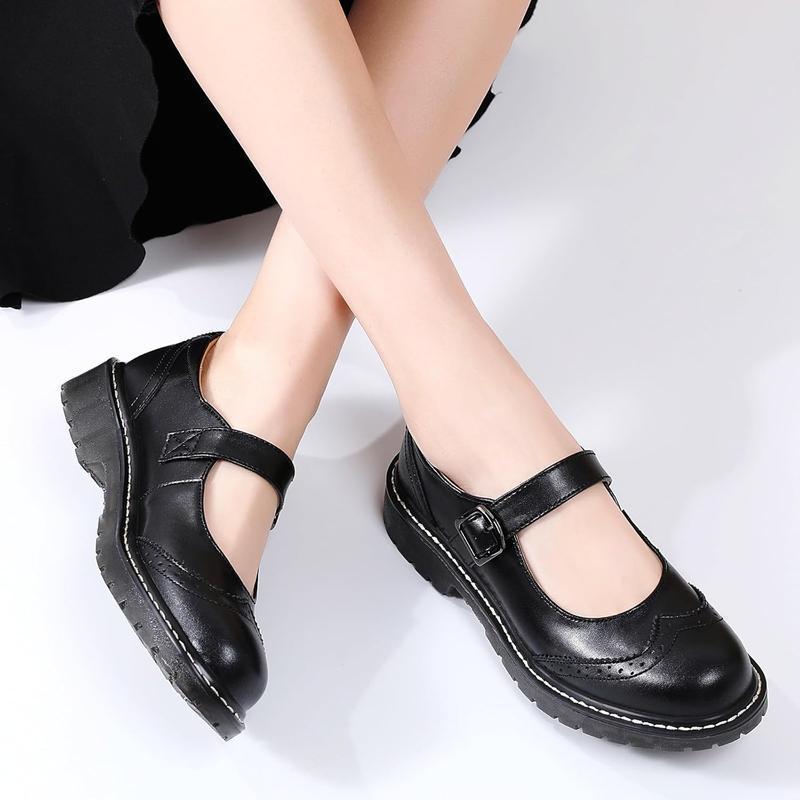 Shallow Mouth Thick Bottom Hanging Buckle Pumps Women's Casual