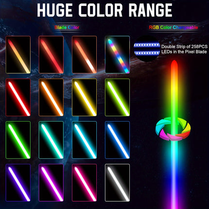 DUPENGDA Luke V1 RGB Pixel Heavy Metal Luminous Sword