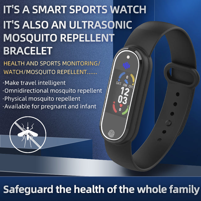 New Mosquito Repellent Bracelet Ultrasonic Insect Wristband Watch Portable Repeller Electronic Bracelet Anti Mosquito Baby Kids Adults Main Image