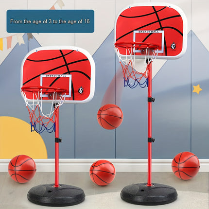 Adjustable Height Kids Basketball Hoop Indoor Outdoor
