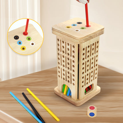 3 In 1 Wooden Stick Game For Family Fun And STEM Learning