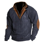 Warm And Loose Outdoor Breathable Stand Collar Men's Sweater