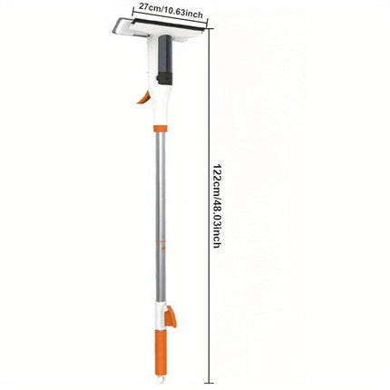3 In 1 Glass Cleaning Kit With Silicone Scraper And Pole