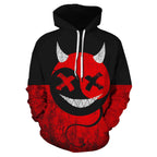 Men's Casual All-match 3D Digital Printed Hoodie