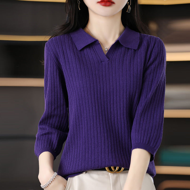 Women's Loose Slimming Inner Sweater