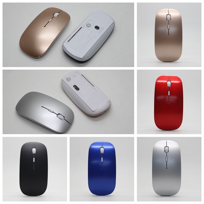 Factory direct businessthin wireless mouse + mobile U disk + pen three pieces of office gift custom-made LOGO Hover Image