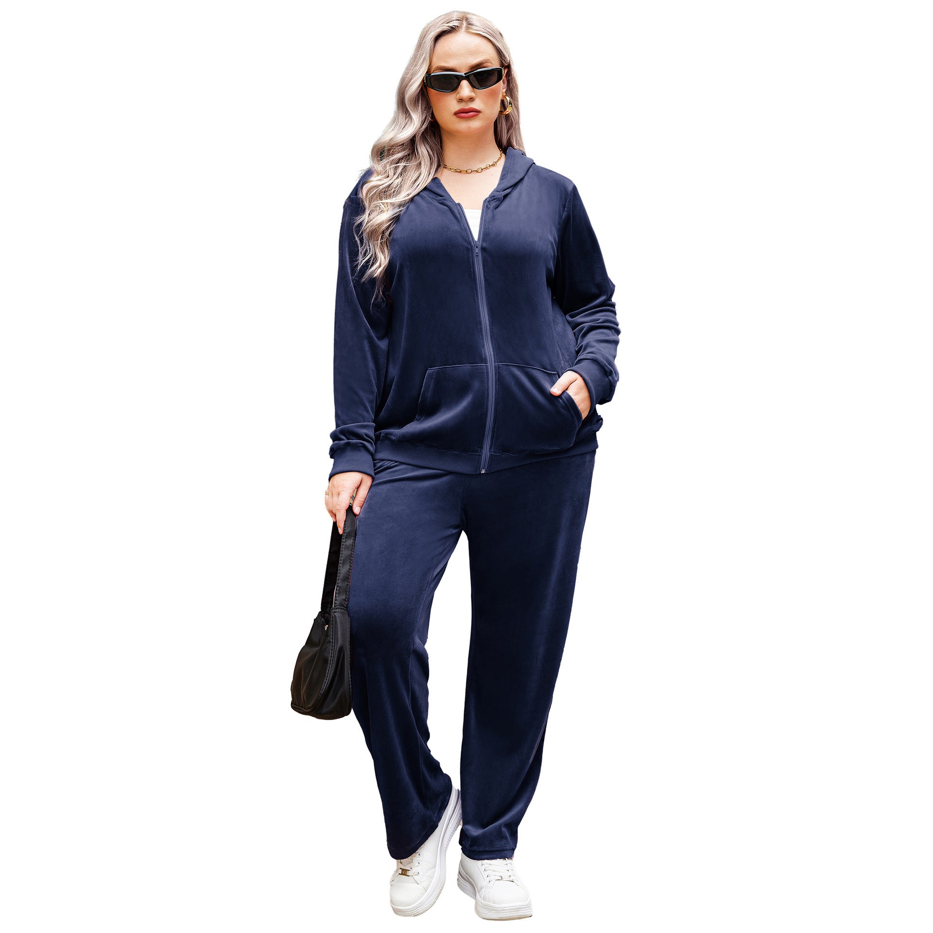 Sports Hooded Top Autumn And Winter Plus Size Women's Clothes