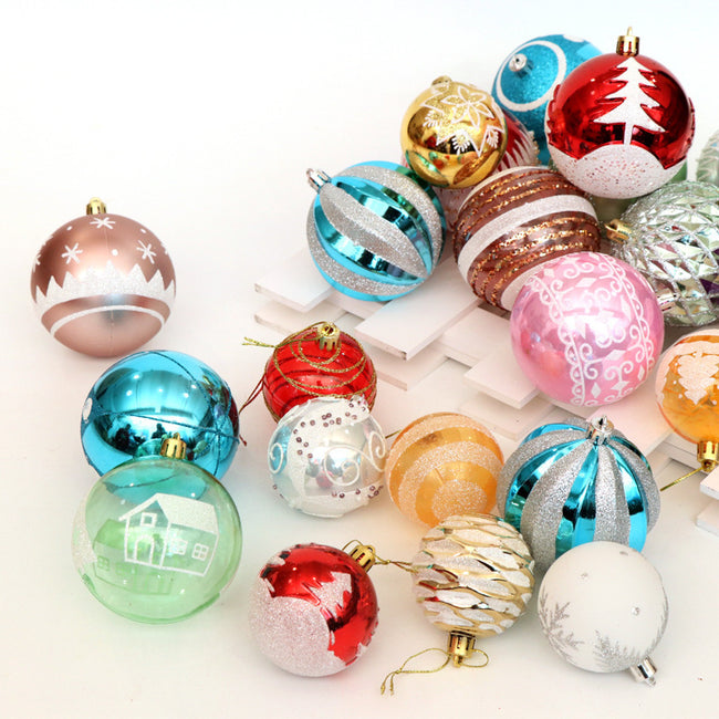 Christmas ball, bright ball, 6cm24, Christmas decorations, Christmas tree, Christmas tree decoration Hover Image