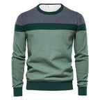 Men's Same 3d Printing Youth Striped Pullover Bottoming Shirt