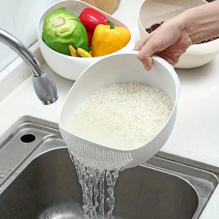 Multi Functional Kitchen Washing Basket With Drain Holes