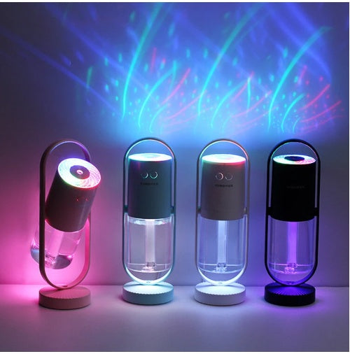 Magic Shadow USB Air Humidifier For Home With Projection Night Lights Ultrasonic Car Mist Maker Mini Office Air Purifier Main Image